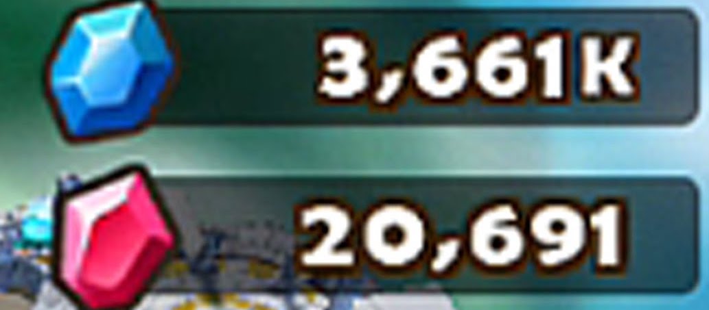 Quantité de cristaux SUMMONERS WAR
