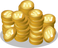 Quantité de pièces COIN MASTER